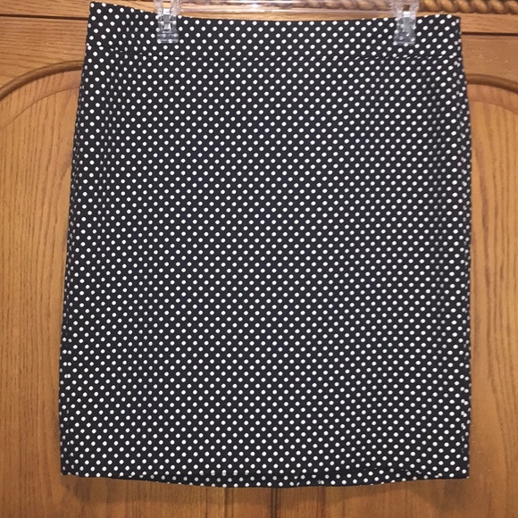 Ann Taylor Polka Dot Pencil Skirt Size 18 - Picture 2 of 7